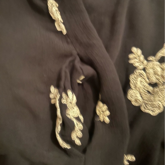 Embroidered Austin Mini Dress in Black Size Small - Picture 7 of 9